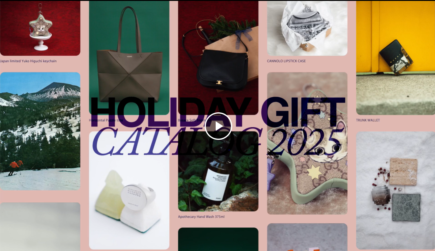 SHIBUYA PARCO HOLIDAY GIFT CATALOG 2025 feature | 渋谷PARCO-パルコ-