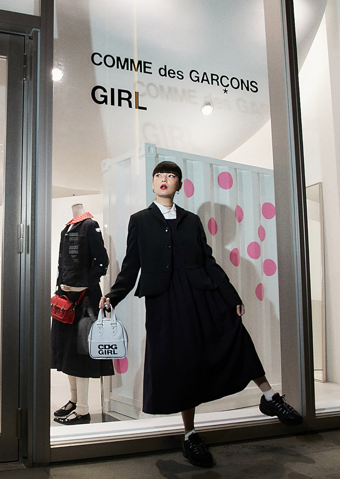 BLACK COMME des GARCONS 目玉ライダース | nate-hospital.com